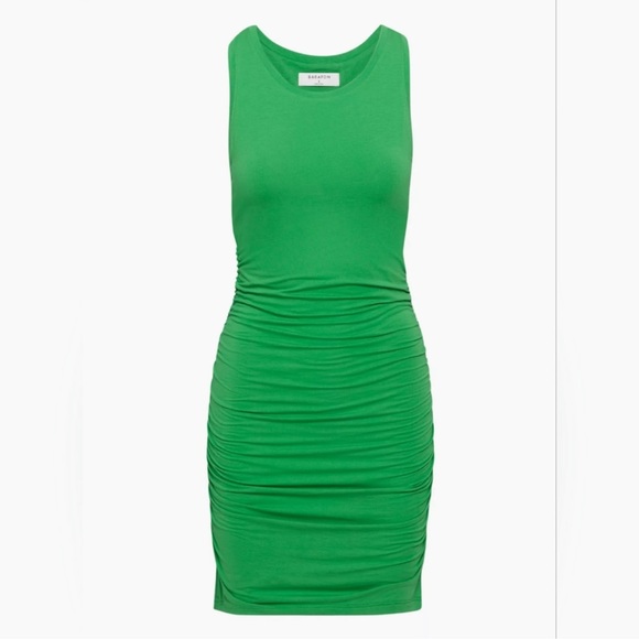 Babaton Covet Sleeveless Dress Green - Picture 1 of 5